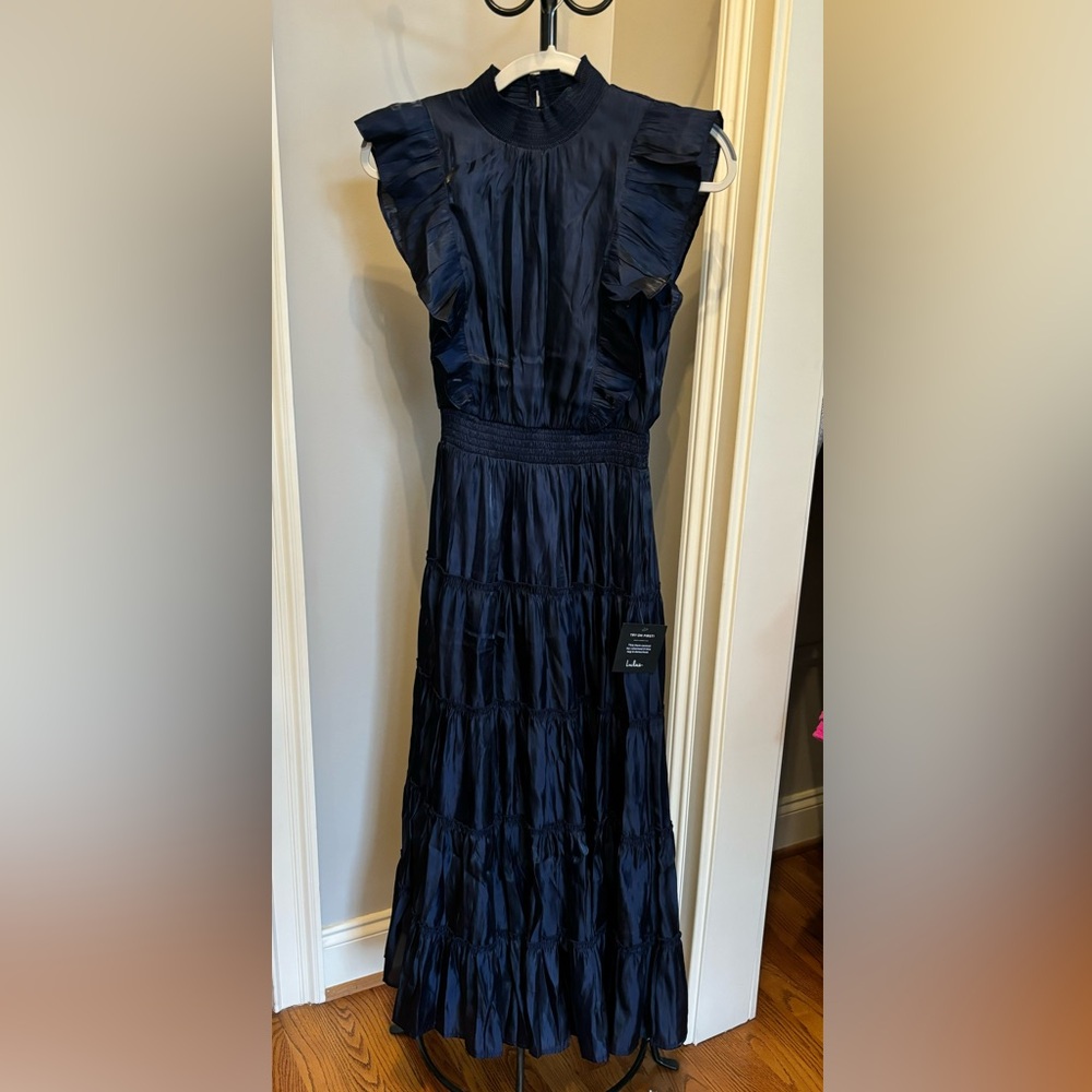 navy blue formal dress
